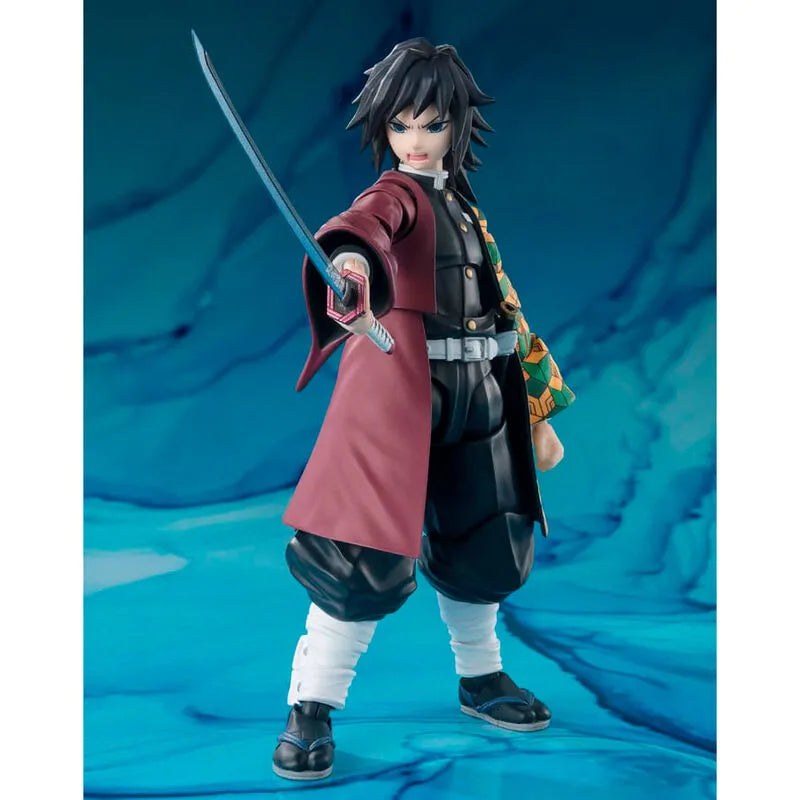 Demon Slayer: Kimetsu no Yaiba S.H.Figuarts Giyu Tomioka Action Figure - Ginga Toys