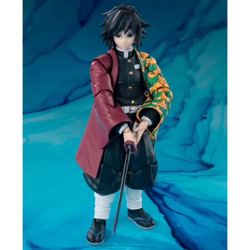 Demon Slayer: Kimetsu no Yaiba S.H.Figuarts Giyu Tomioka Action Figure - Ginga Toys