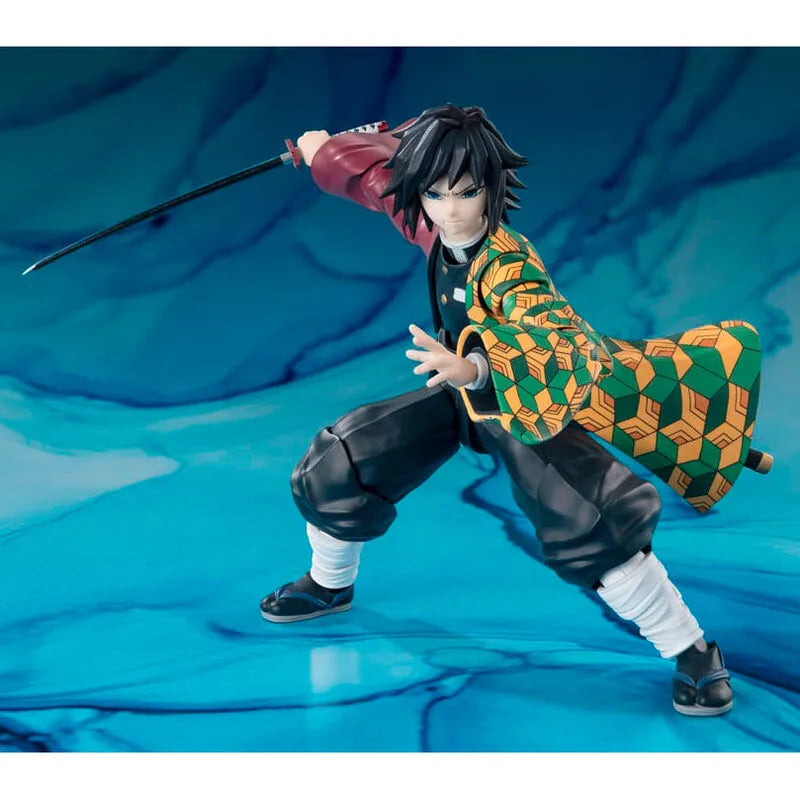 Demon Slayer: Kimetsu no Yaiba S.H.Figuarts Giyu Tomioka Action Figure - Ginga Toys