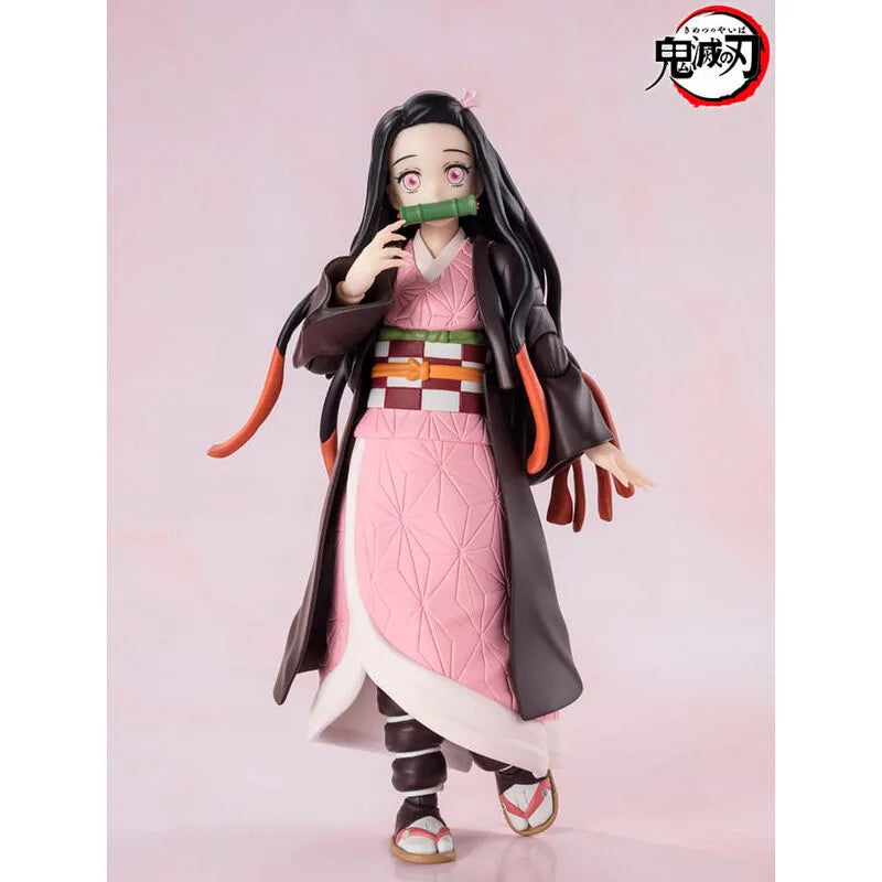 Demon Slayer: Kimetsu no Yaiba S.H.Figuarts Nezuko Kamado Action Figure - Ginga Toys