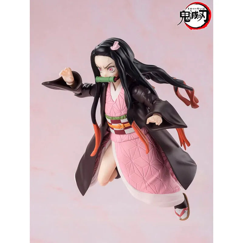 Demon Slayer: Kimetsu no Yaiba S.H.Figuarts Nezuko Kamado Action Figure - Ginga Toys