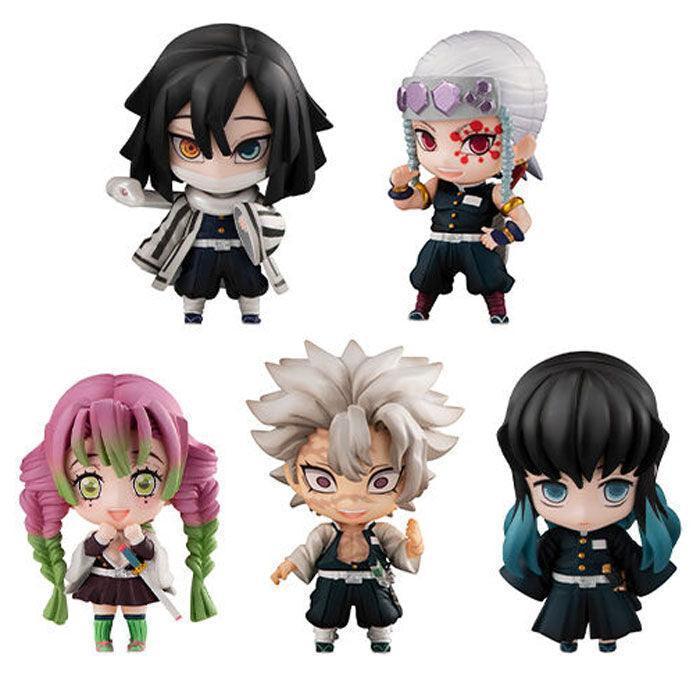 Demon Slayer: Kimetsu no Yaiba - The Hashiras Mascot Box of 5 Figures (Set B) - Mega House - Ginga Toys