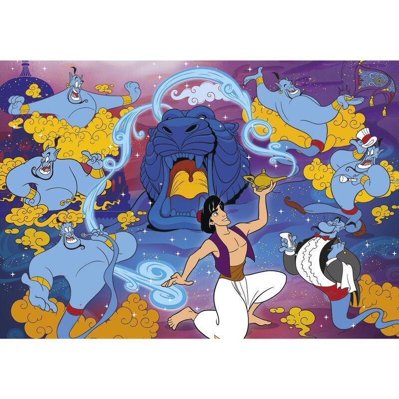 Disney Aladdin Supercolor Premium Jigsaw Puzzle 104pcs - Clementoni - Ginga Toys