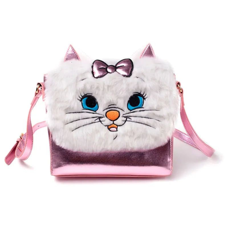 Disney - Aristocats - Marie Shoulder Bag With Furry Flap - Ginga Toys