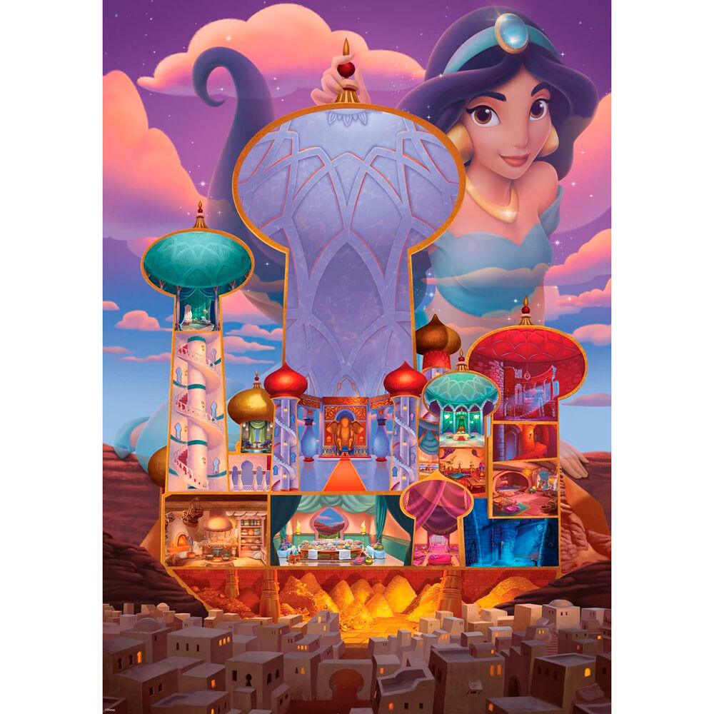 Disney Jigsaw Aladdin Jasmine Castle Puzzle - 1000 Pieces Puzzle - Ravensburger - Ginga Toys