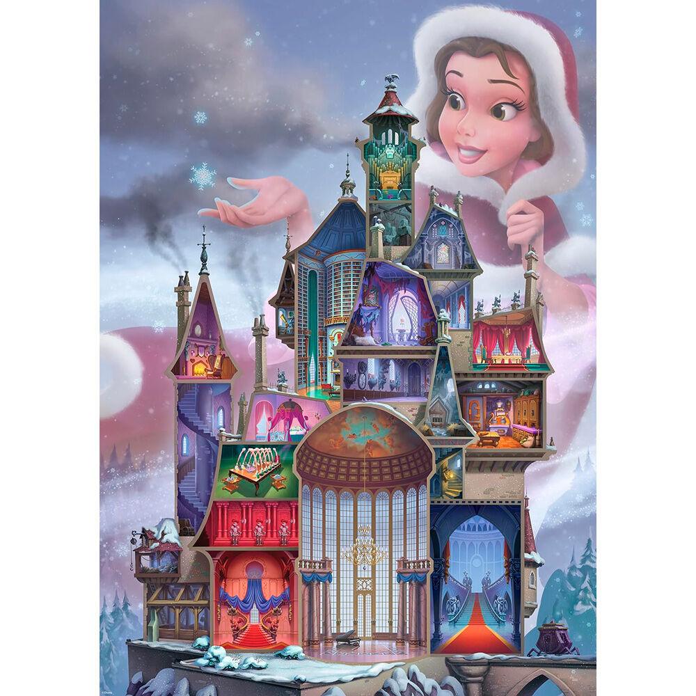 Disney Jigsaw Beauty and the Beast Belle Castle Puzzle - 1000 Pieces Puzzle - Ravensburger - Ginga Toys