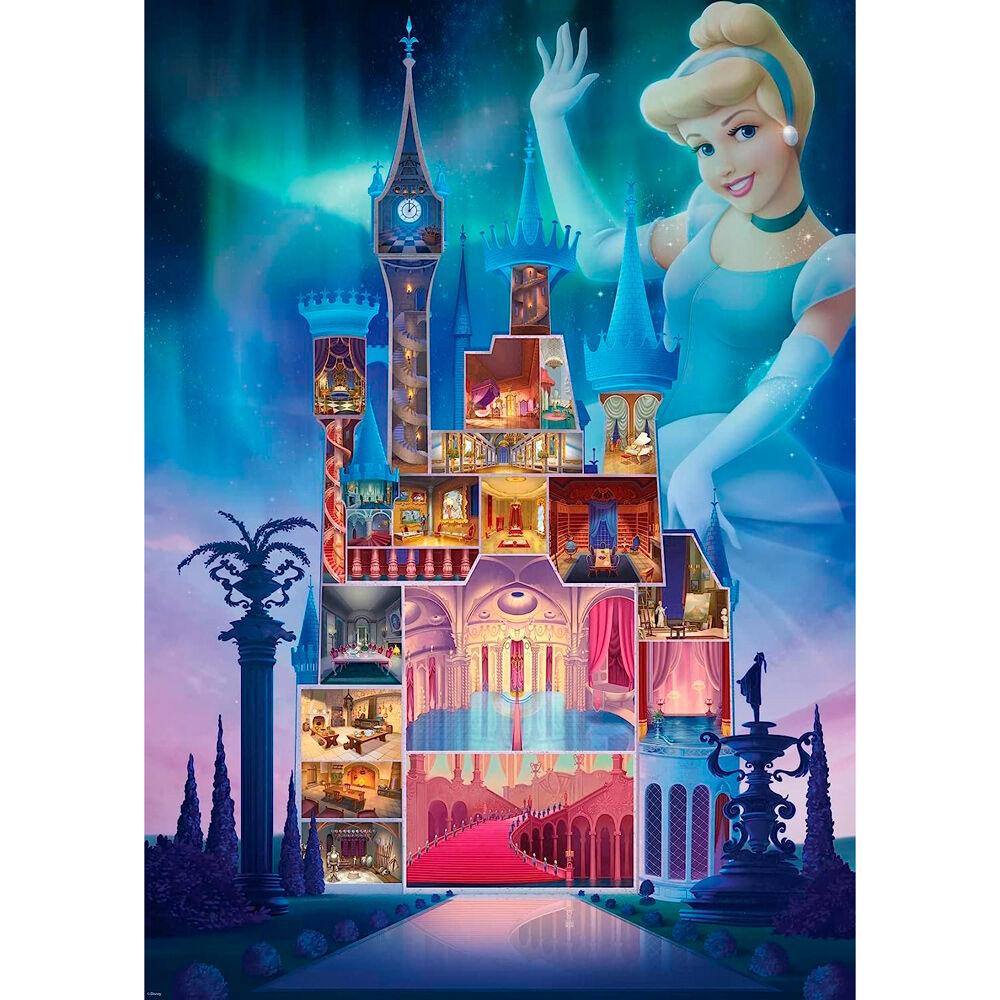 Disney Jigsaw Cinderella Castle Puzzle - 1000 Pieces Puzzle - Ravensburger - Ginga Toys