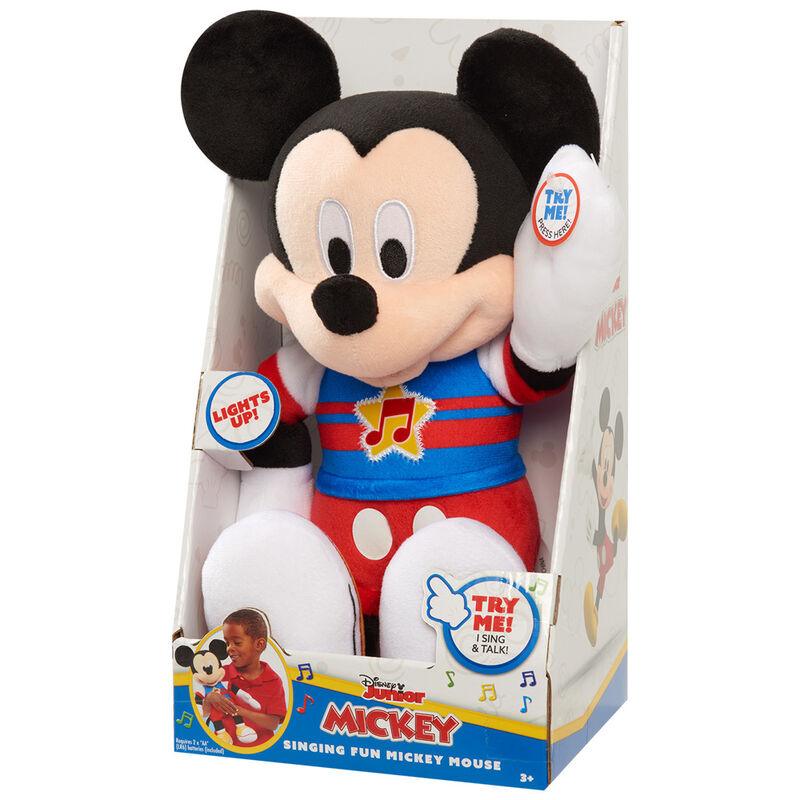 Disney Junior Mickey Mouse Funhouse Singing Fun Mickey Mouse Plush Toy - Just Play - Ginga Toys