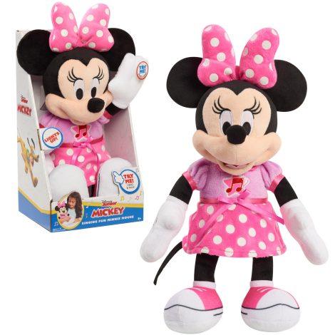 Disney Junior Mickey Mouse Funhouse Singing Fun Minnie Mouse Plush Toy - Just Play - Ginga Toys