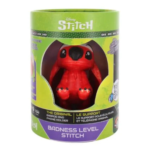 Disney Lilo & Stitch: Badness Level Stitch Holdems, Mini Collectibles With a Twist - Ginga Toys