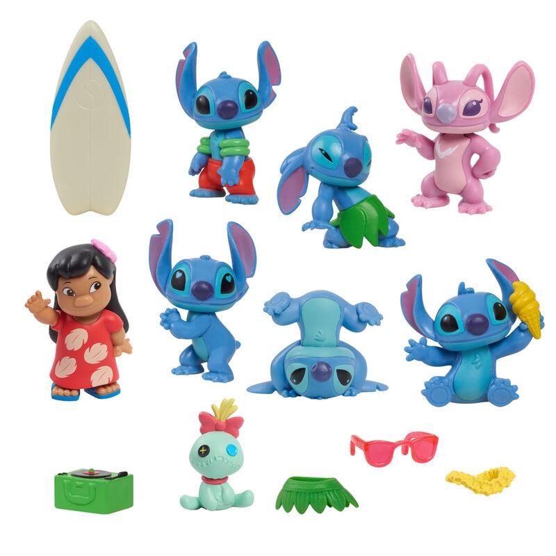 Disney Lilo & Stitch Exclusive Deluxe 13 Figure Toys Set - Just Play - Ginga Toys