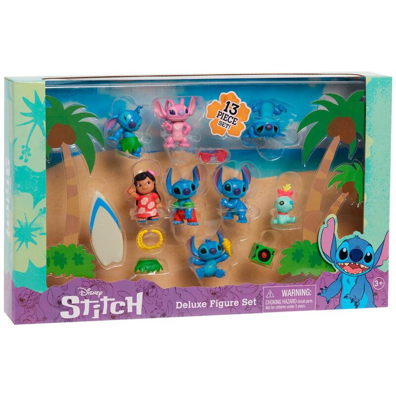 Disney Lilo & Stitch Exclusive Deluxe 13 Figure Toys Set - Just Play - Ginga Toys