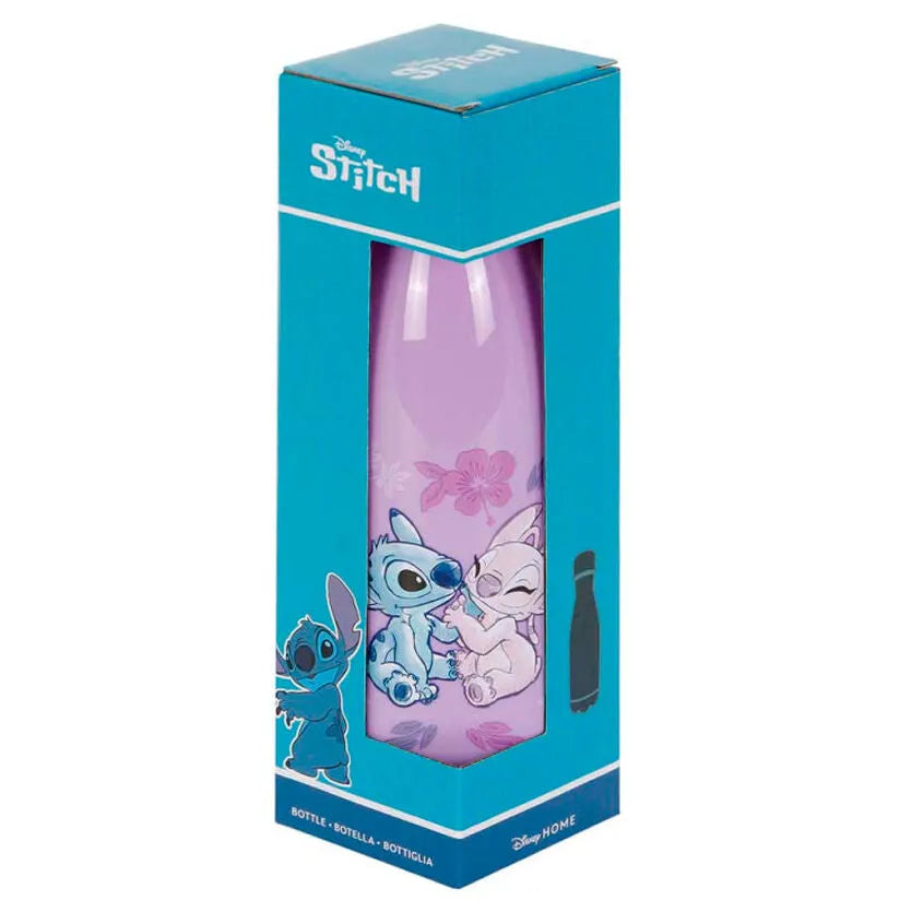 Disney Lilo and Stitch Purple Tritan Bottle - Stitch & Angel - Ginga Toys