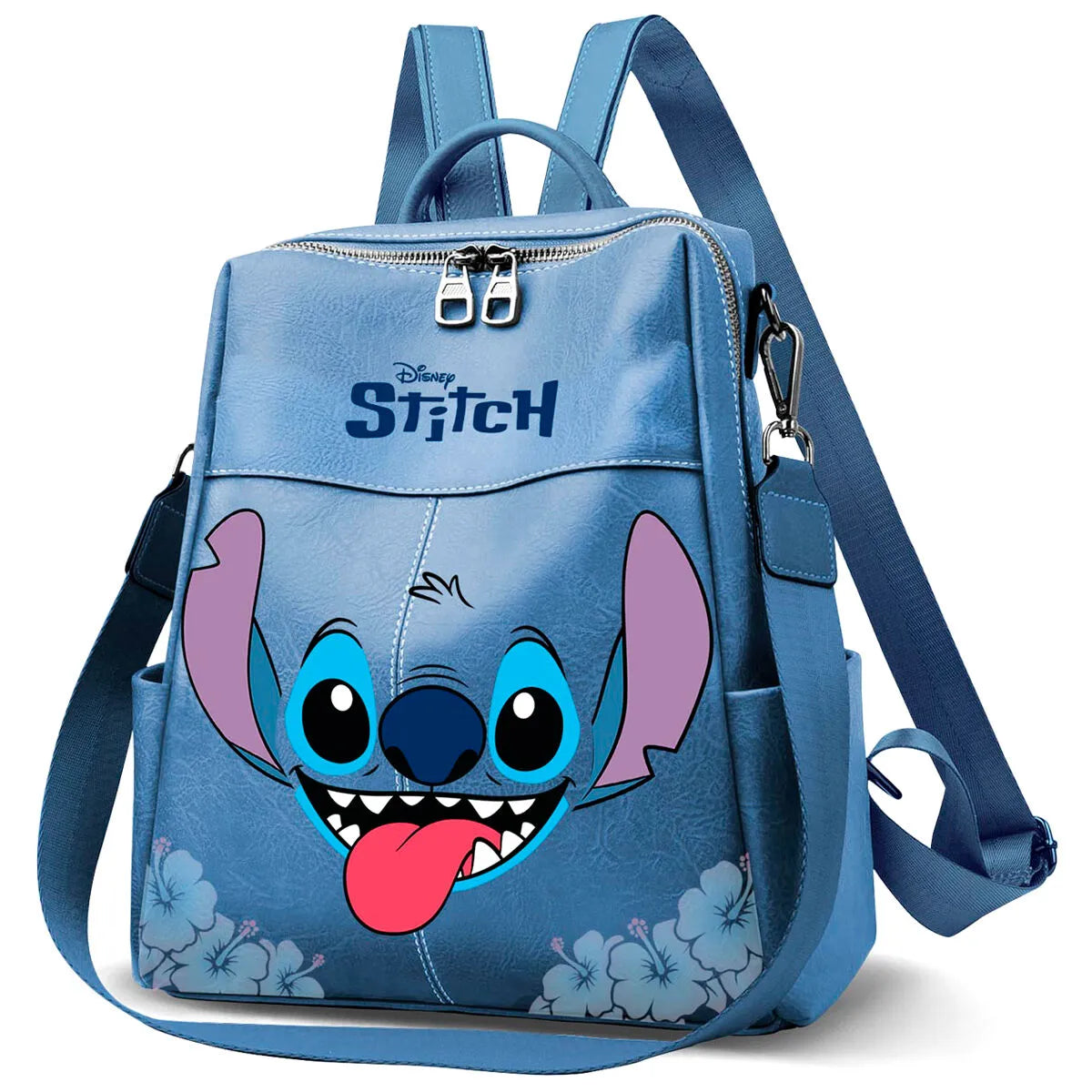 Disney Lilo & Stitch - Stitch Tongue Backpack Convertible Bag - Ginga Toys