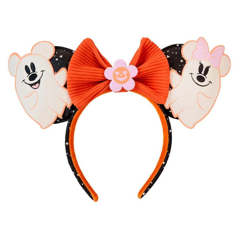 Disney Mickey & Minnie Floral Ghost Glow Ear Headband - Ginga Toys