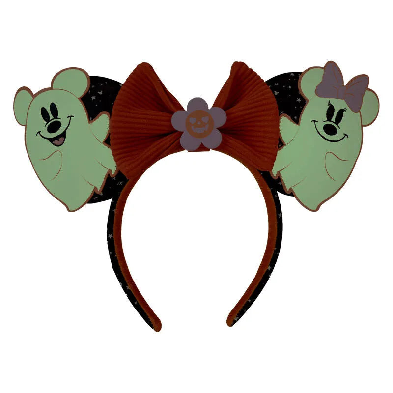 Disney Mickey & Minnie Floral Ghost Glow Ear Headband - Ginga Toys