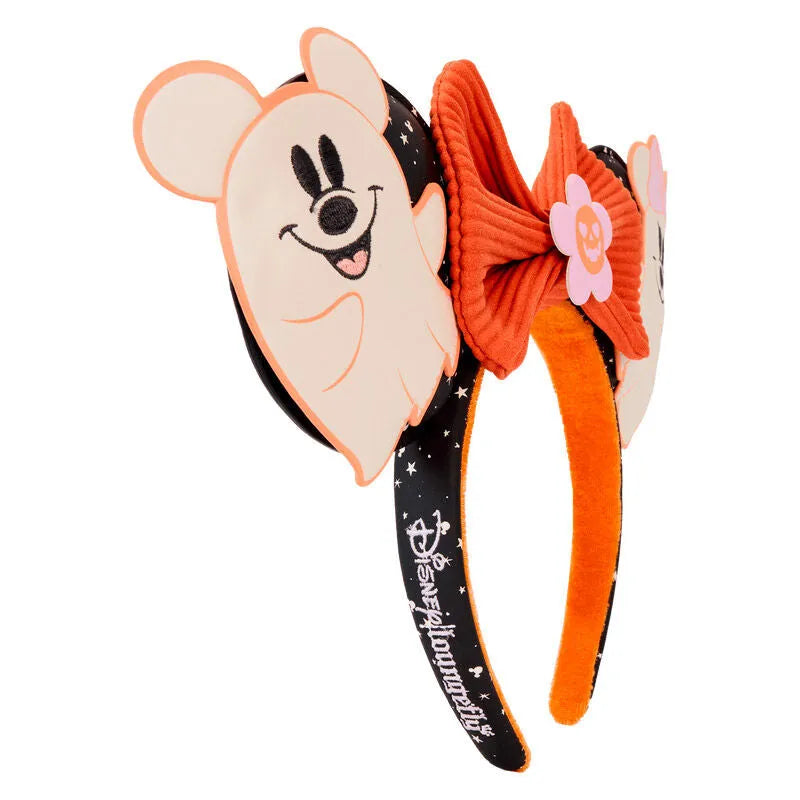 Disney Mickey & Minnie Floral Ghost Glow Ear Headband - Ginga Toys