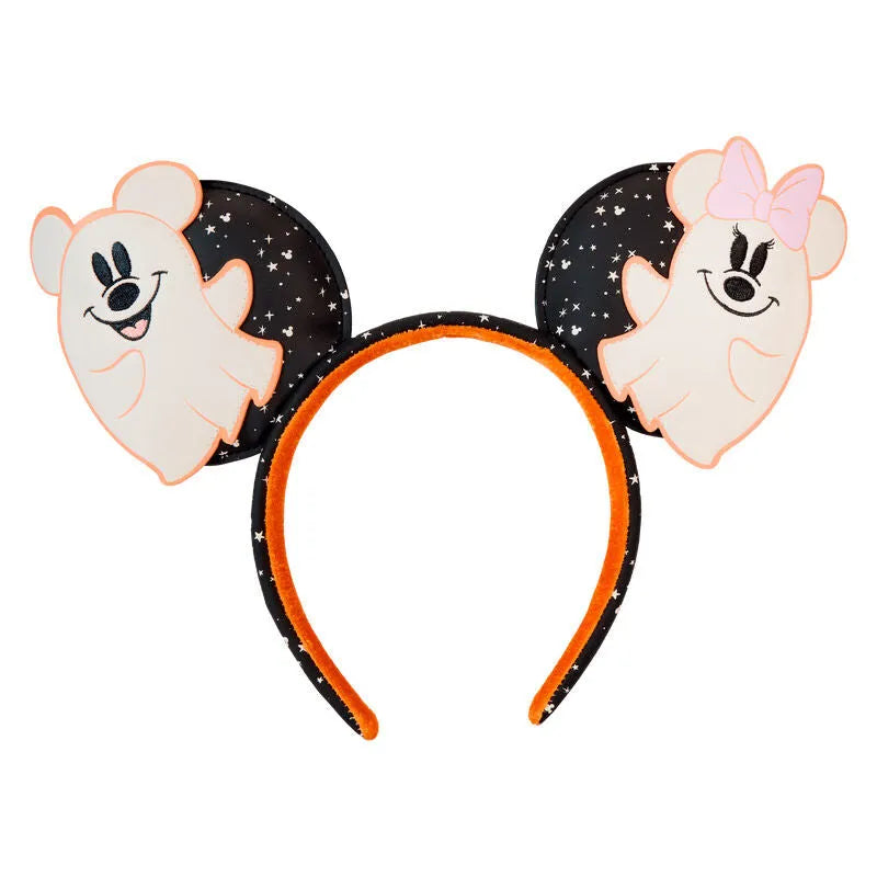 Disney Mickey & Minnie Floral Ghost Glow Ear Headband - Ginga Toys