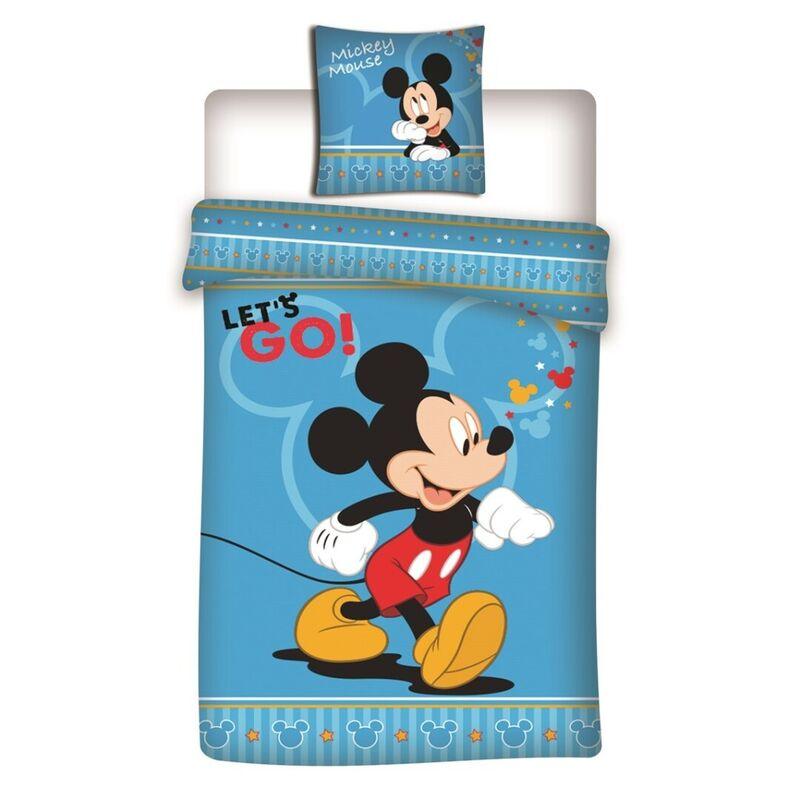 Disney Mickey Mouse Microfiber Duvet Cover Bed and cushion cover Set - Disney - Ginga Toys