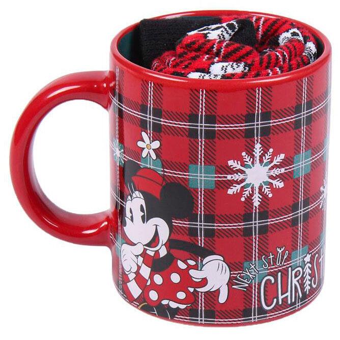 Disney Mickey Mouse Mug And Socks Set Christmas Gift Box - Cerda - Ginga Toys