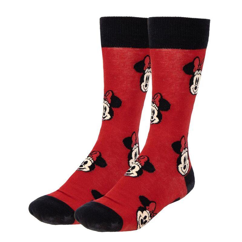 Disney Minnie Mouse Adult Socks Pack 3 Pieces Gift Box - Cerda - Ginga Toys