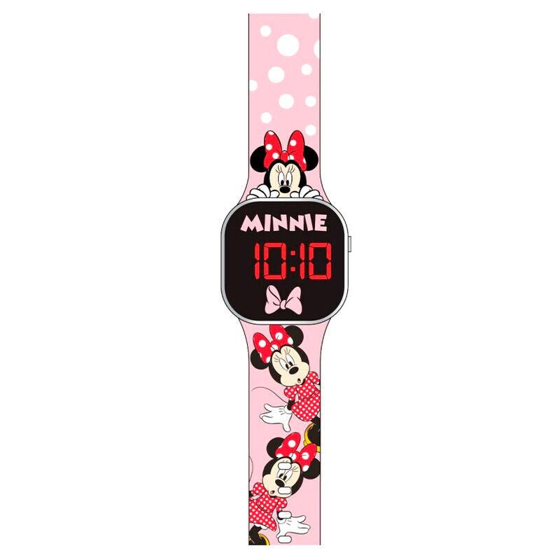 Disney Minnie Mouse Children Girls Led Digital Watch - Kids Licensing - Ginga Toys