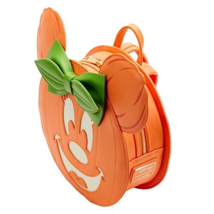 Disney Minnie Mouse Glow in the Dark Pumpkin Mini Backpack - Loungefly - Ginga Toys