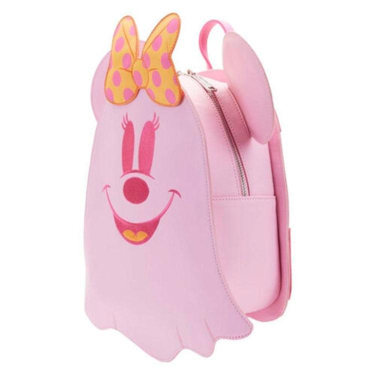 Disney Pastel Ghost Minnie Mouse Glow-in-the-Dark Mini Backpack - Loungefly - Ginga Toys