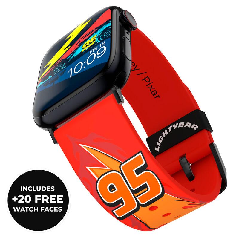 Disney Pixar Cars - Lightning McQueen Smartwatch Band strap + face designs - Mobyfox - Ginga Toys