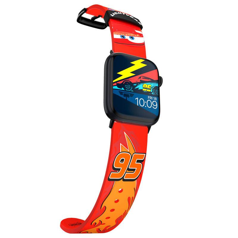 Disney Pixar Cars - Lightning McQueen Smartwatch Band strap + face designs - Mobyfox - Ginga Toys