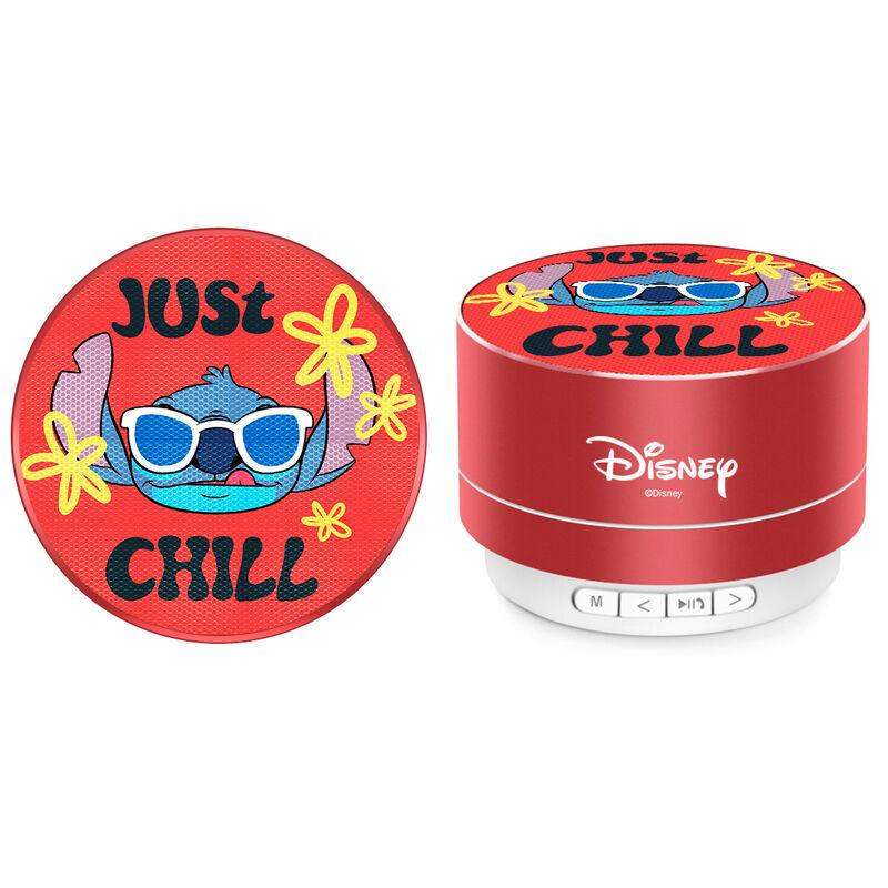 Disney Stitch 3W Wireless Portable Compact Red Speaker - Ert Group - Ginga Toys