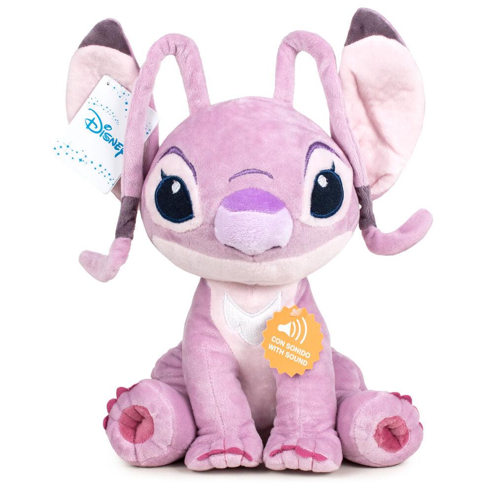 Disney Stitch Angel Soft Plush Toy with Sound 20cm - Disney - Ginga Toys