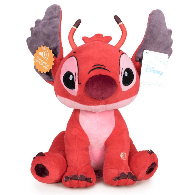 Disney Stitch Leroy Soft Plush Toy with Sound 20cm - Disney - Ginga Toys