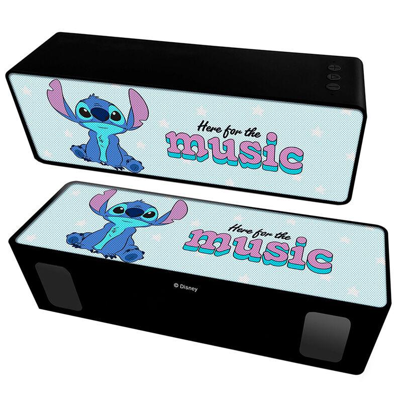 Disney Stitch Premium Portable Wireless 10W 2.1 Stereo Speaker - Ert Group - Ginga Toys