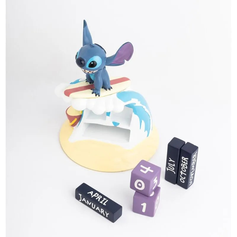 Disney Stitch Surfer 3D Perpetual Calendar - Ginga Toys