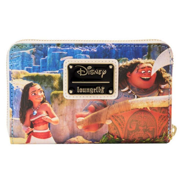 Disney Vaiana Moana Princess Scene Series Zip Around Wallet - Loungefly - Ginga Toys