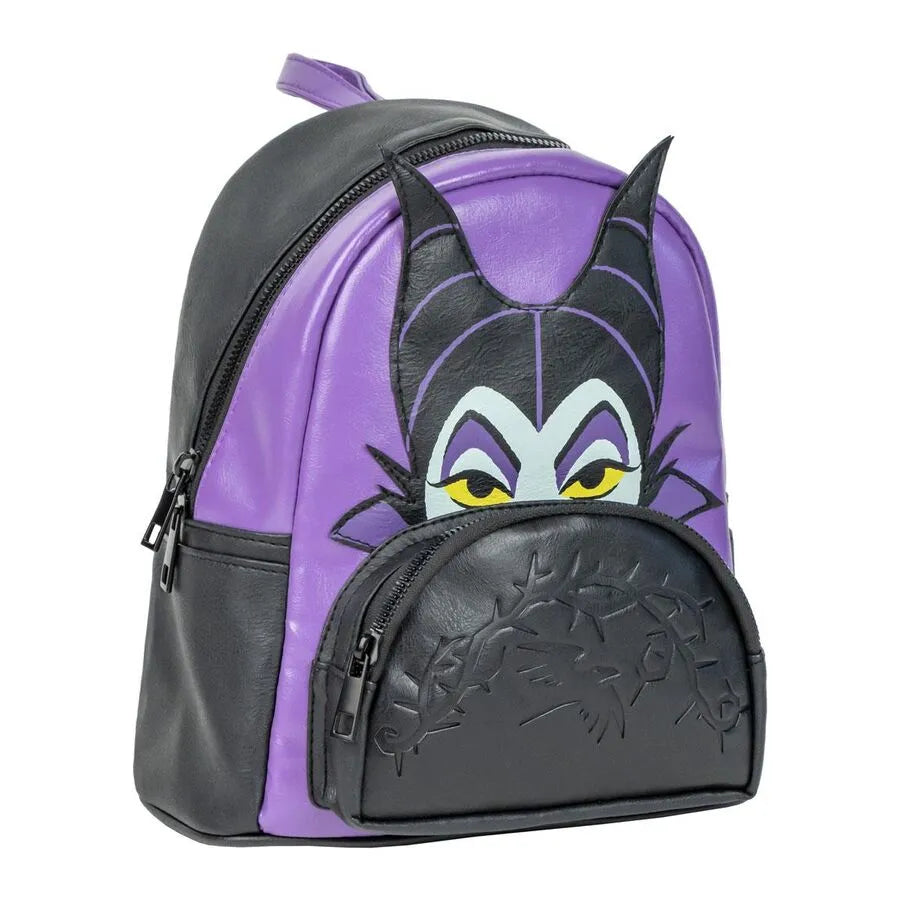 Disney Villains Maleficent Urban Casual Faux Leather Backpack 25cm - Ginga Toys