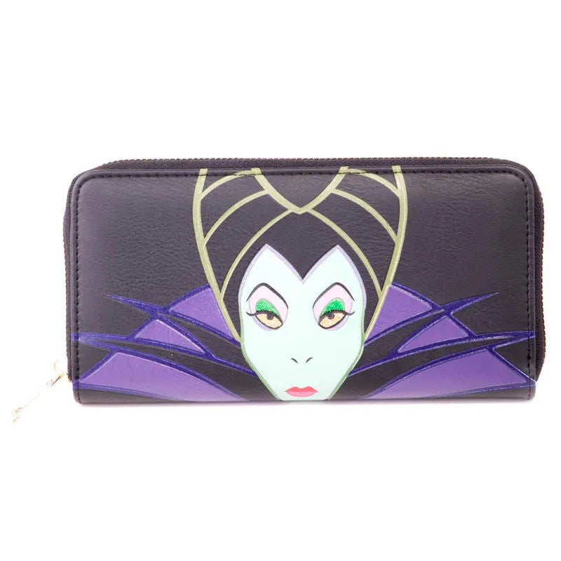 Disney Villains Maleficient 2 Zip Around Wallet - Ginga Toys