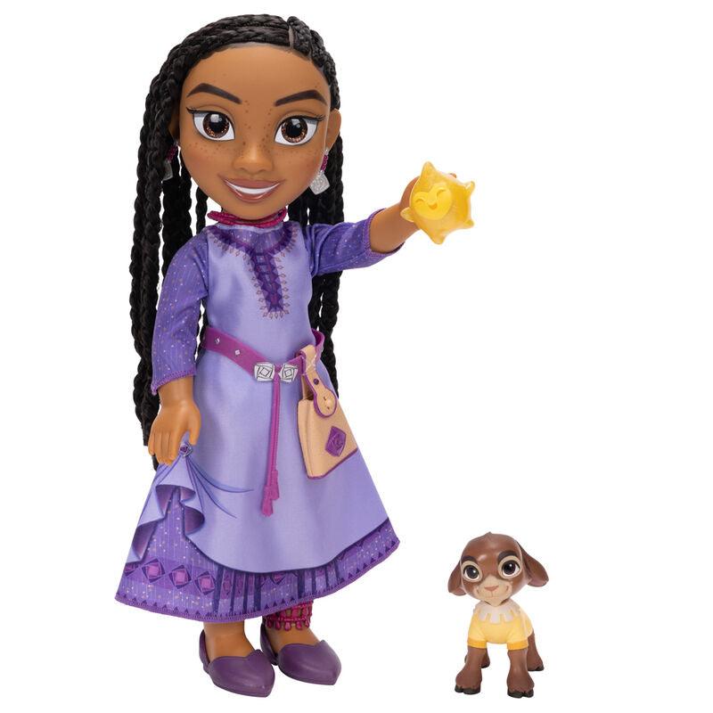 Disney Wish Singing Asha Toddler Doll with Valentino & Star Toy - Jakks Pacific - Ginga Toys