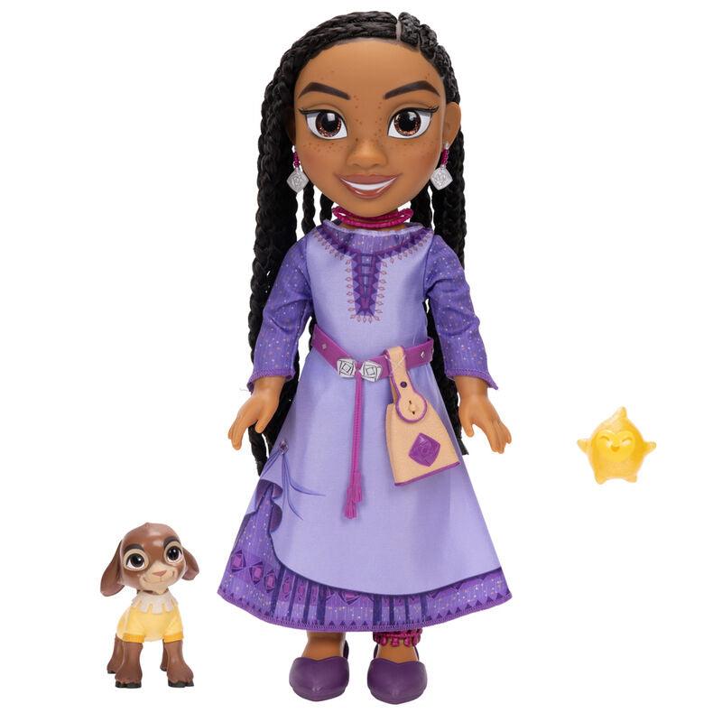 Disney Wish Singing Asha Toddler Doll with Valentino & Star Toy - Jakks Pacific - Ginga Toys