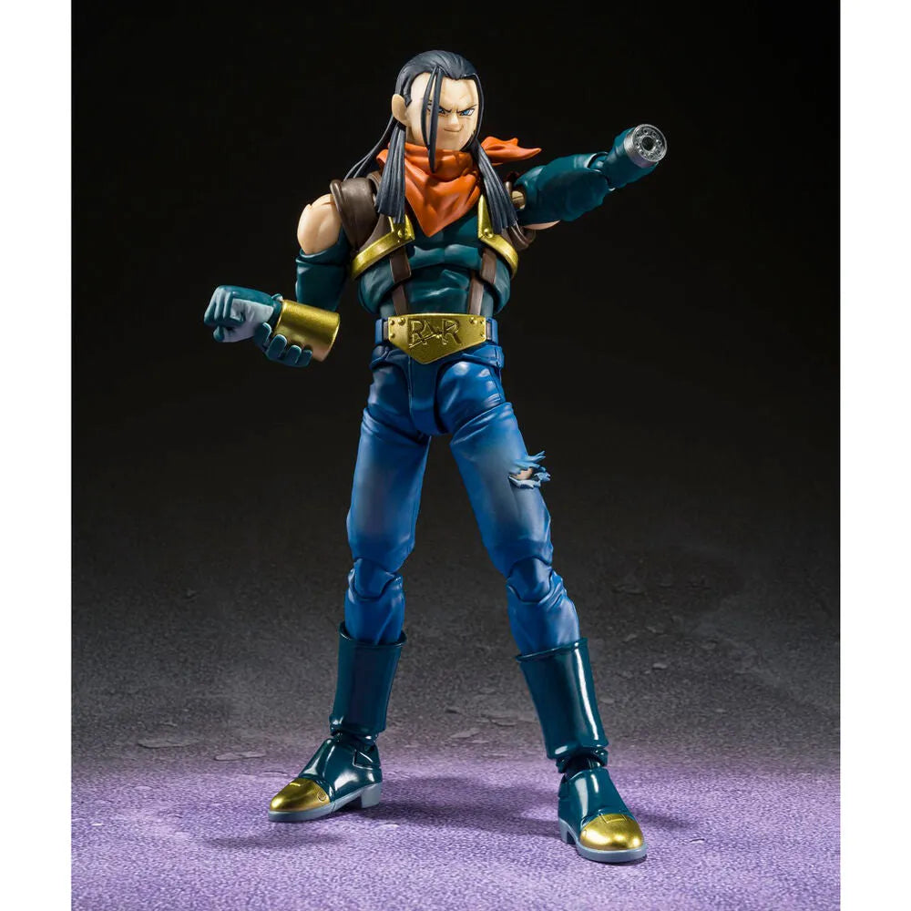 Dragon Ball GT S.H.Figuarts Super Android 17 Exclusive Action Figure - Ginga Toys