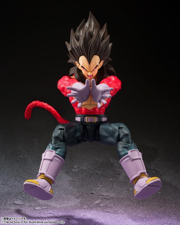 Dragon Ball GT S.H.Figuarts Super Saiyan 4 Vegeta Figure - Bandai - Ginga Toys