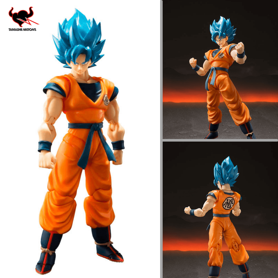 Dragon Ball Super Broly S.H.Figuarts Super Saiyan God Super Saiyan Son Goku Action Figure - Bandai - Ginga Toys