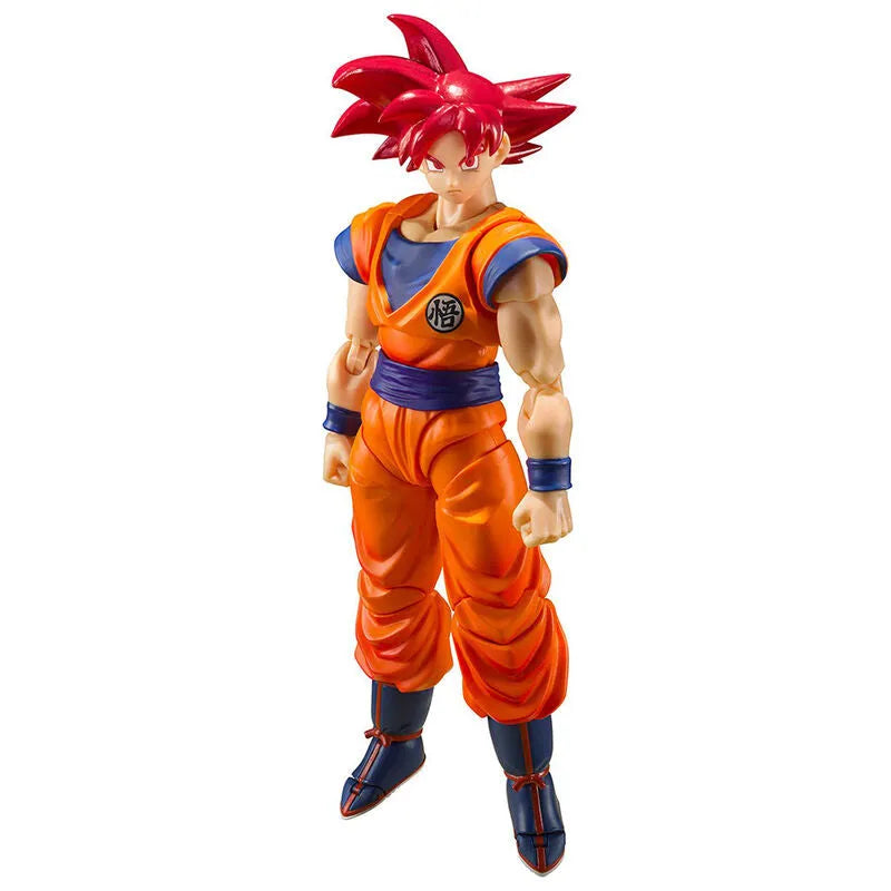 Dragon Ball Super God of Virtue S.H.Figuarts Super Saiyan God Goku Action Figure - Ginga Toys