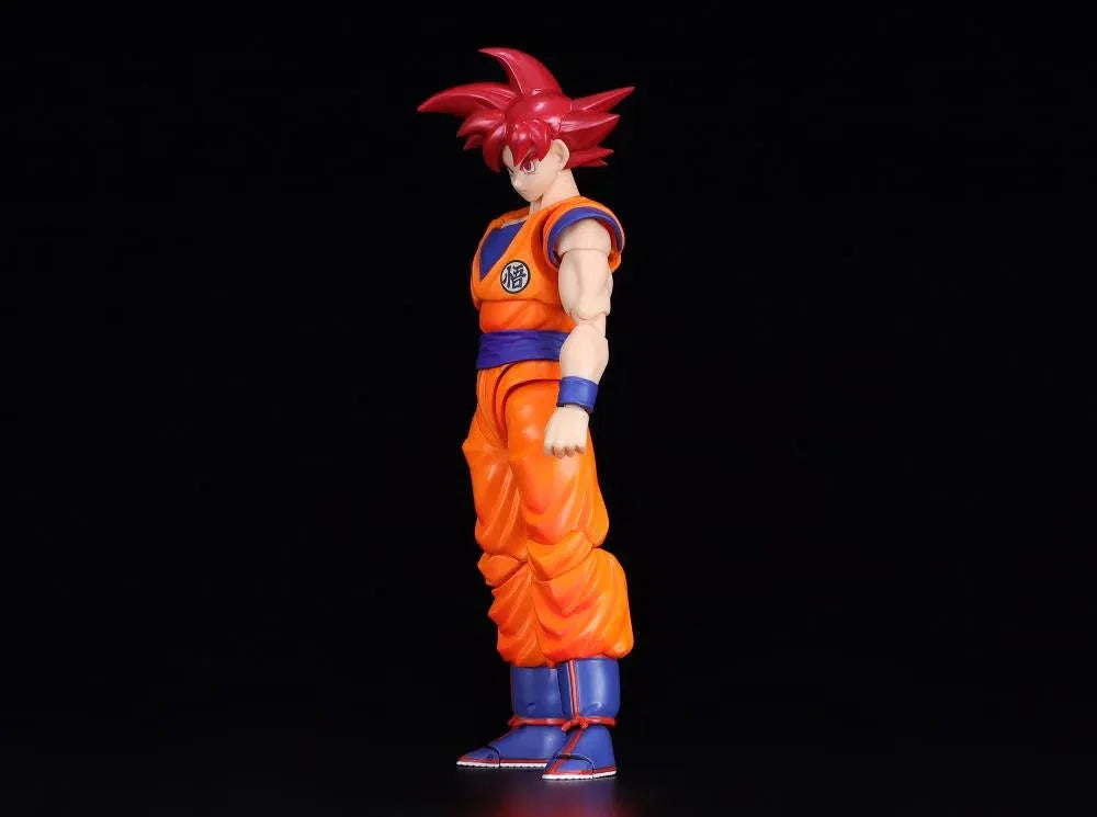 Dragon Ball Super God of Virtue S.H.Figuarts Super Saiyan God Goku Action Figure - Ginga Toys