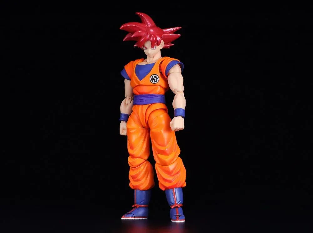 Dragon Ball Super God of Virtue S.H.Figuarts Super Saiyan God Goku Action Figure - Ginga Toys