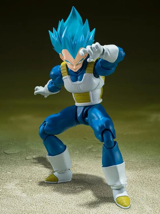 Dragon Ball Super S.H.Figuarts Super Saiyan God Super Saiyan Vegeta (Unwavering Saiyan Pride) Action Figure - Ginga Toys