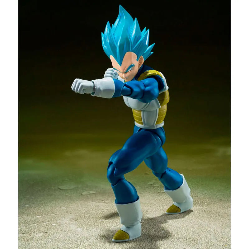 Dragon Ball Super S.H.Figuarts Super Saiyan God Super Saiyan Vegeta (Unwavering Saiyan Pride) Action Figure - Ginga Toys