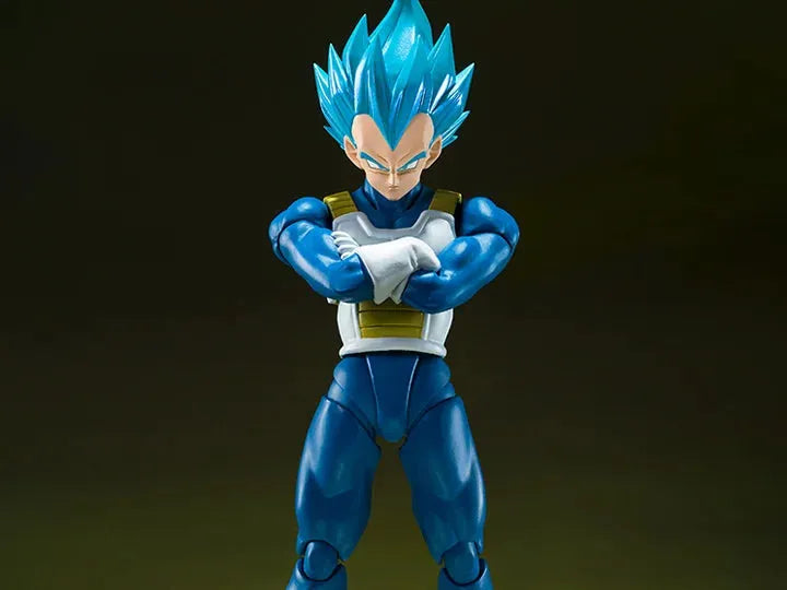 Dragon Ball Super S.H.Figuarts Super Saiyan God Super Saiyan Vegeta (Unwavering Saiyan Pride) Action Figure - Ginga Toys