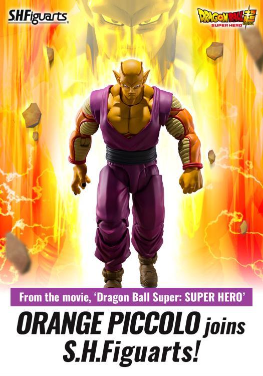 Dragon Ball Super: Super Hero S.H.Figuarts Orange Piccolo Exclusive Action Figure - Bandai - Ginga Toys